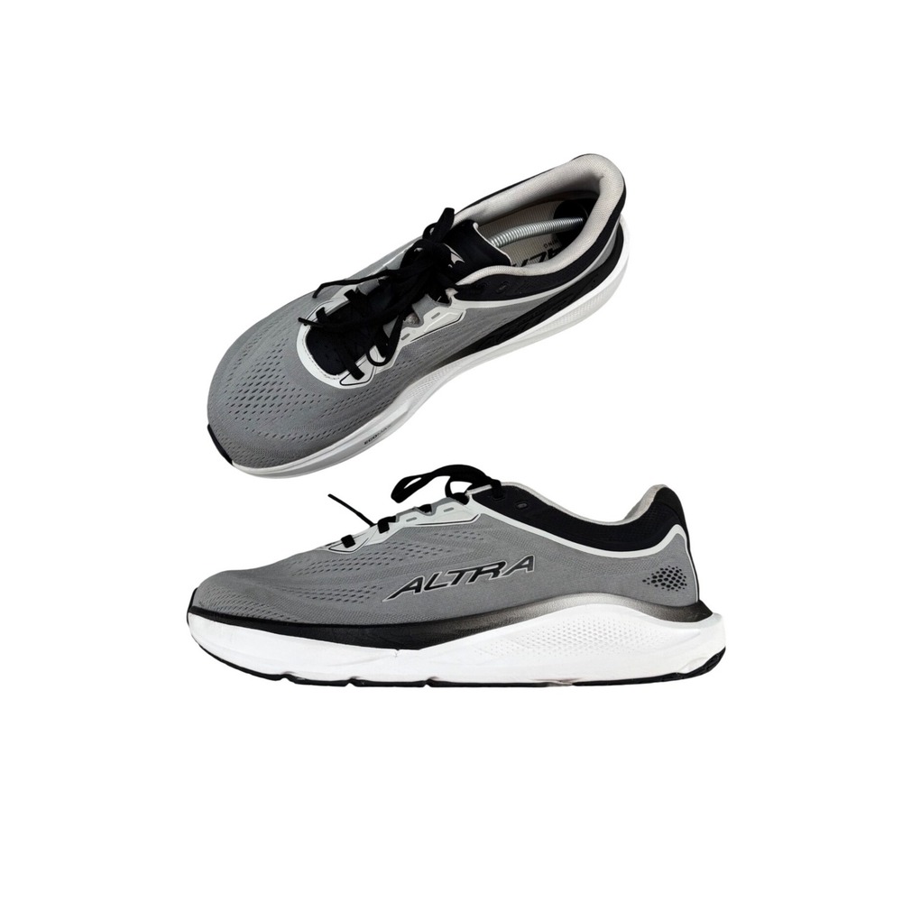 Altra Torin ST Shoes Gray Black Mesh Road Running Sneakers Zero Drop Men's 12